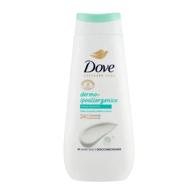 DOVE αφρόλουτρο Ipoallergenico 225ml Χονδρική