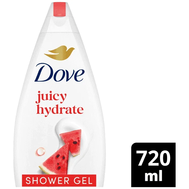 DOVE αφρόλουτρο Juicy Hydrate 720ml Χονδρική