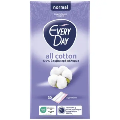 EVERYDAY σερβιετάκια Cotton Normal (ΕΛ) 30τμχ. Χονδρική