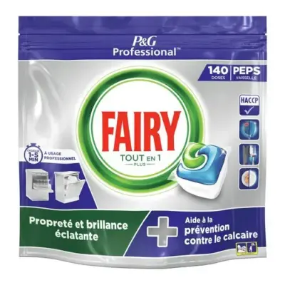 FAIRY ταμπλέτες πλυντ. πιάτων Active Caps All in 1 Original (ΕΛ) 140 Tabs Χονδρική
