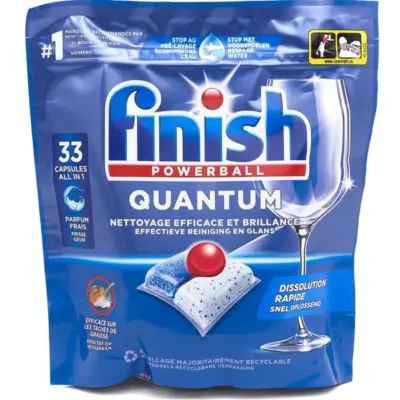 FINISH ταμπλέτες πλυντ. πιάτων Quantum All in 1 Classic 33 Tabs Χονδρική
