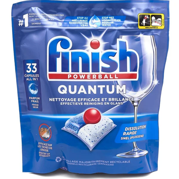 FINISH ταμπλέτες πλυντ. πιάτων Quantum All in 1 Classic 33 Tabs Χονδρική