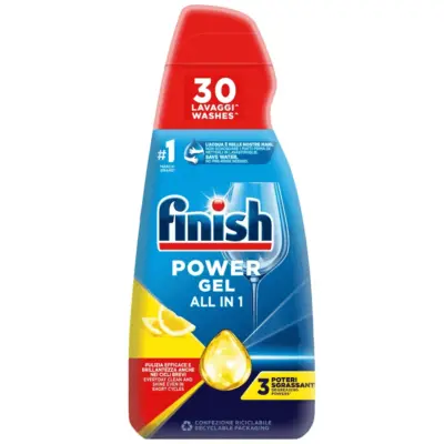 FINISH υγρό πλυντ. πιάτων Gel All in 1 Lemon 600ml Χονδρική