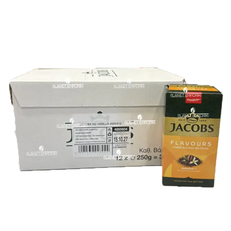 Καφές JACOBS Vanilla φίλτρου 250g (12 Τεμ.)