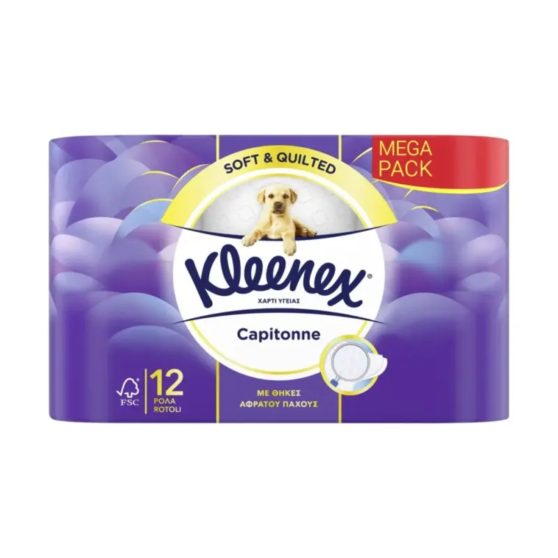 KLEENEX χαρτί υγείας (ΕΛ) 12 ρολά Χονδρική