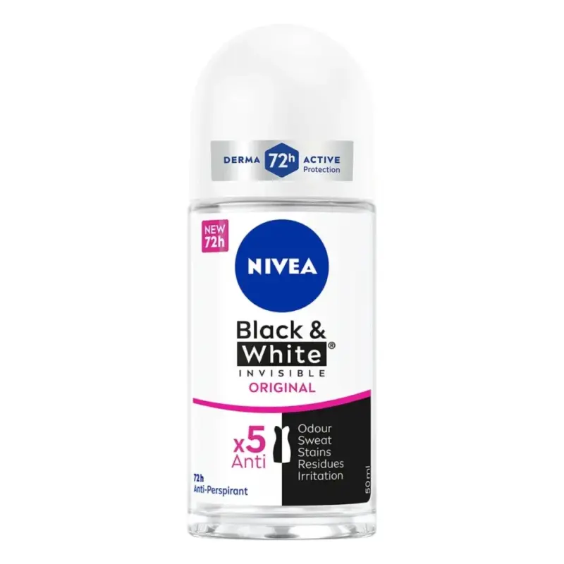 NIVEA Women Black & White Invisible Original 48h roll on 50ml Χονδρική