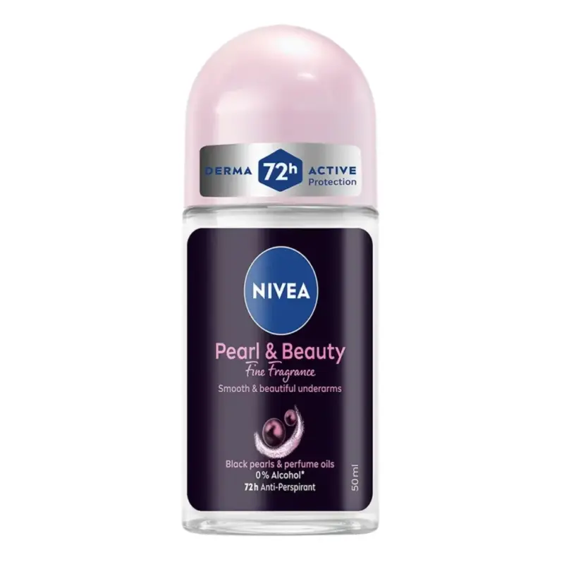 NIVEA Women Pearl & Beauty Black 48h roll on 50ml Χονδρική
