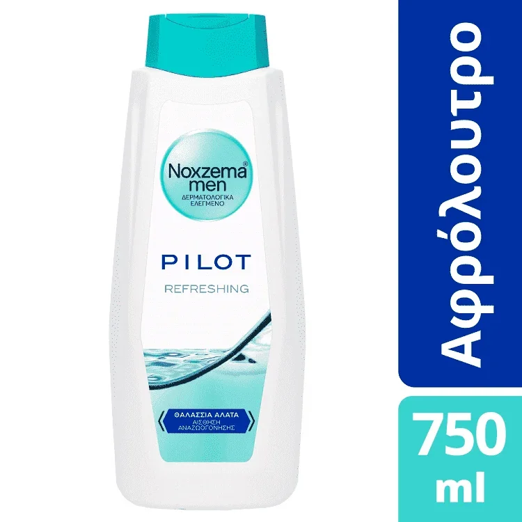 NOXZEMA αφρόλουτρο Men Pilot (ΕΛ) 750ml Χονδρική
