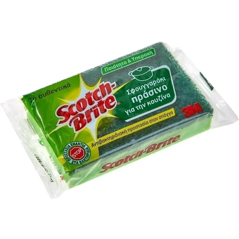 SCOTCH-BRITE σφουγγαράκι αντιβακτηριδιακό (ΕΛ) Χονδρική