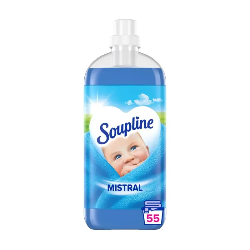 SOUPLINE μαλακτικό Mistral (ΕΛ) 1155ml 55ΜΖ Χονδρική