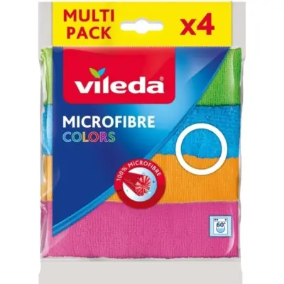 VILEDA πανί Microfibre γενικής χρήσης (ΕΛ) 4τμχ. Χονδρική