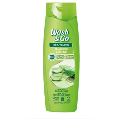 WASH & GO σαμπουάν Aloe 180ml Χονδρική