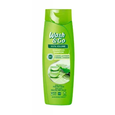 WASH & GO σαμπουάν Aloe 360ml Χονδρική