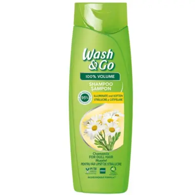 WASH & GO σαμπουάν Chamomile 360ml Χονδρική
