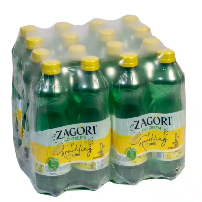 Νερό ΖΑΓΟΡΙ Sparkling Lemon 500ml (16 Τεμ.)